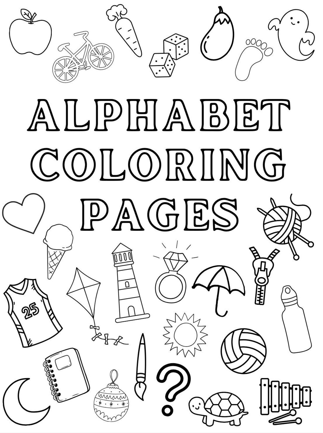 181+ Alphabet Coloring Pages Printable 16