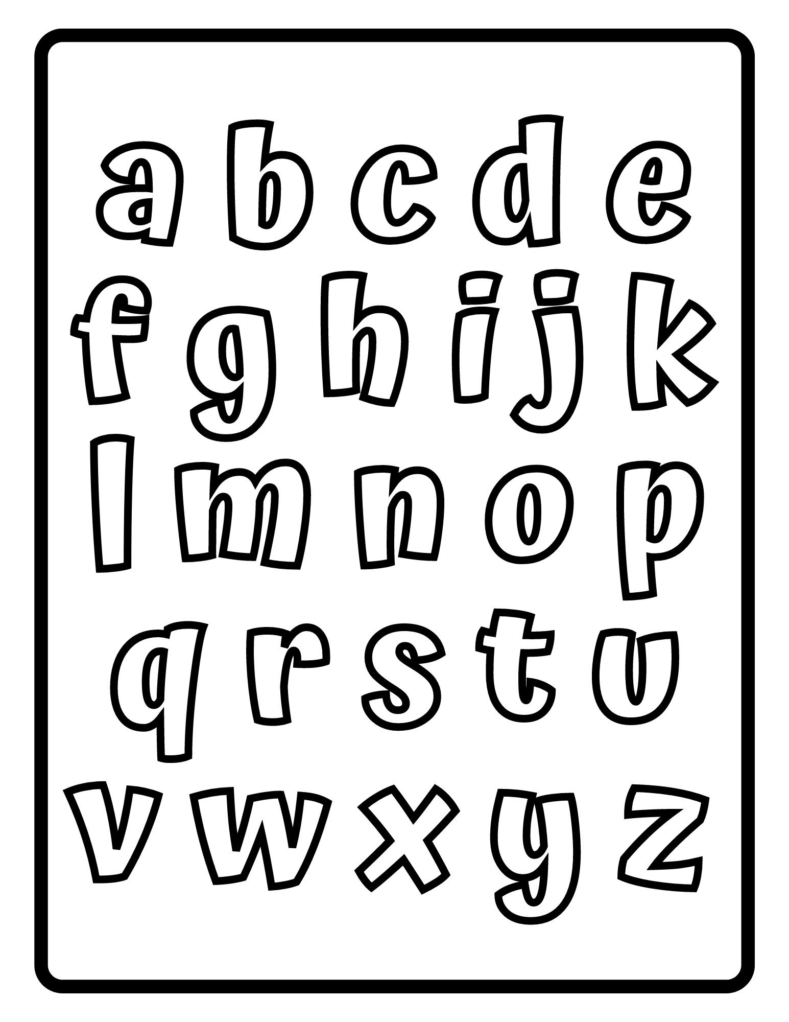 181+ Alphabet Coloring Pages Printable 160