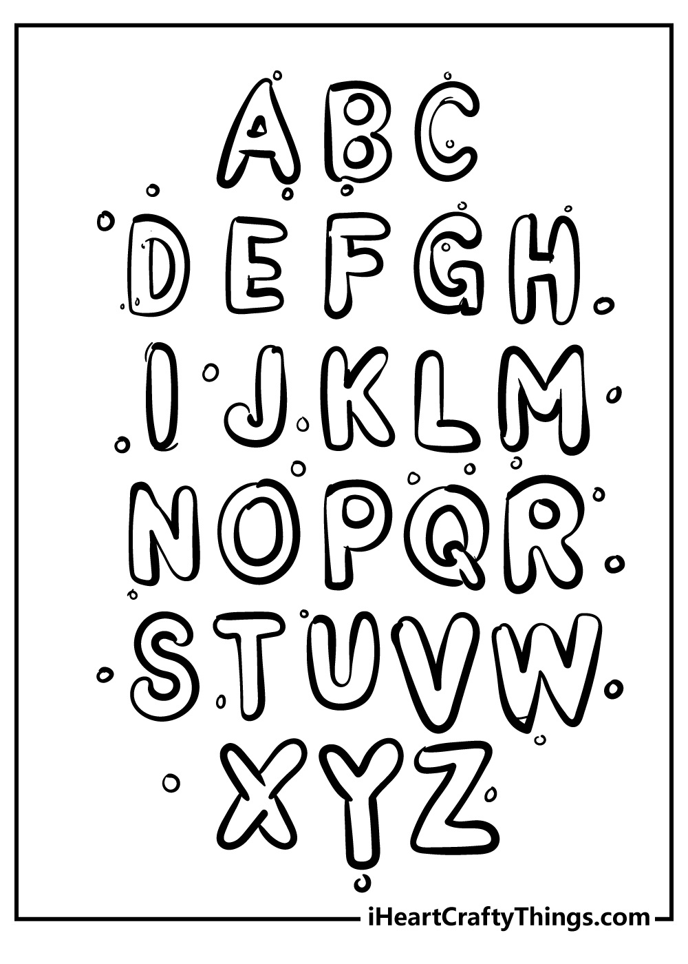 181+ Alphabet Coloring Pages Printable 2