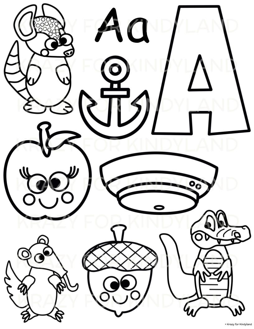 181+ Alphabet Coloring Pages Printable 23