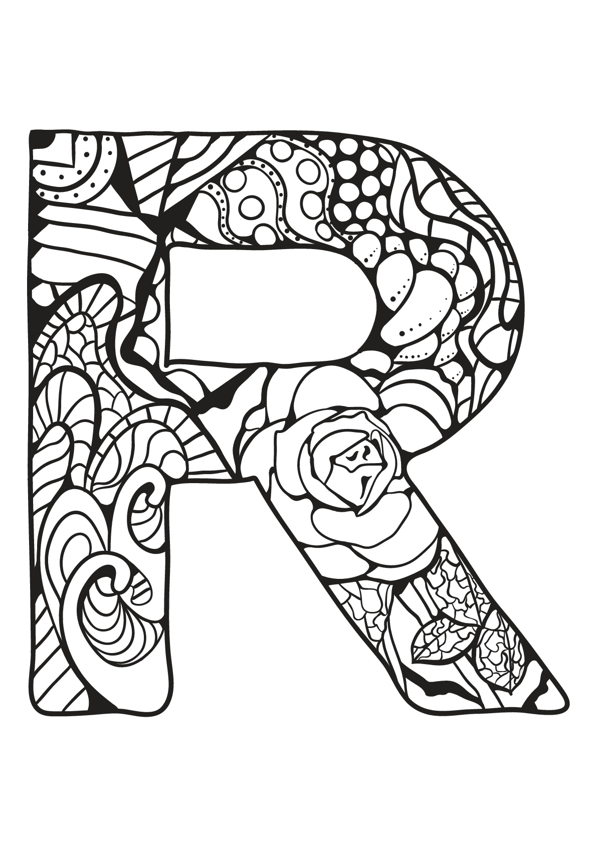 181+ Alphabet Coloring Pages Printable 3