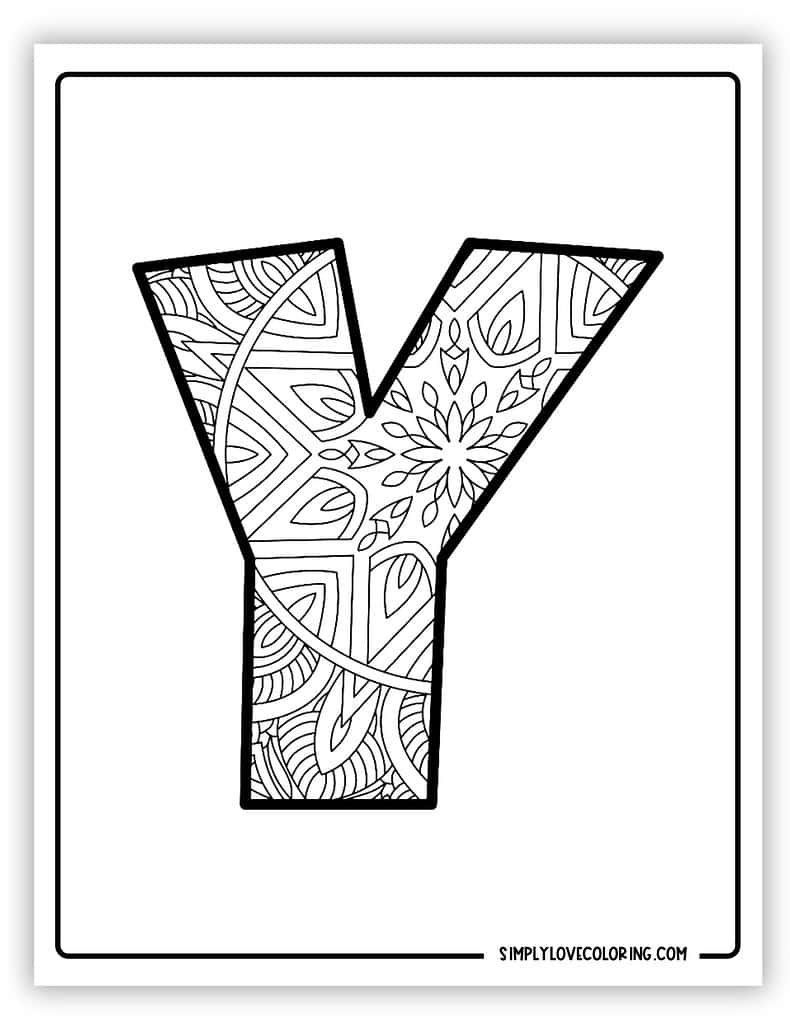 181+ Alphabet Coloring Pages Printable 41