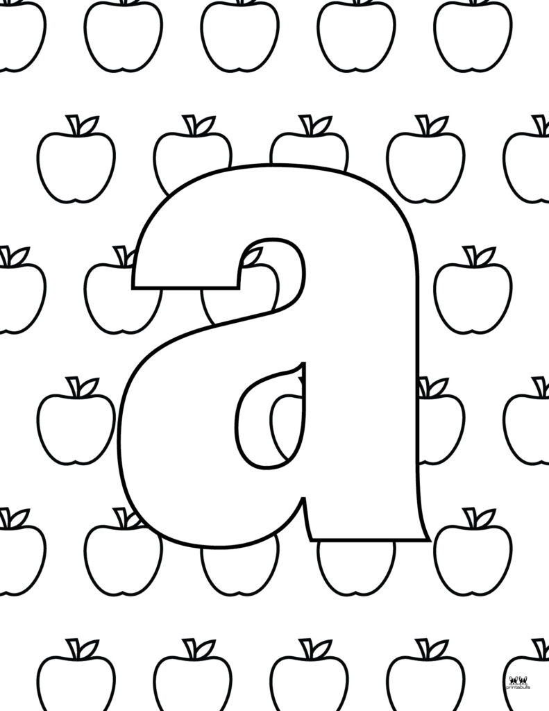 181+ Alphabet Coloring Pages Printable 60