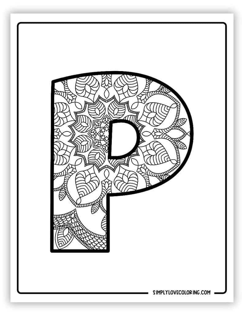 181+ Alphabet Coloring Pages Printable 65