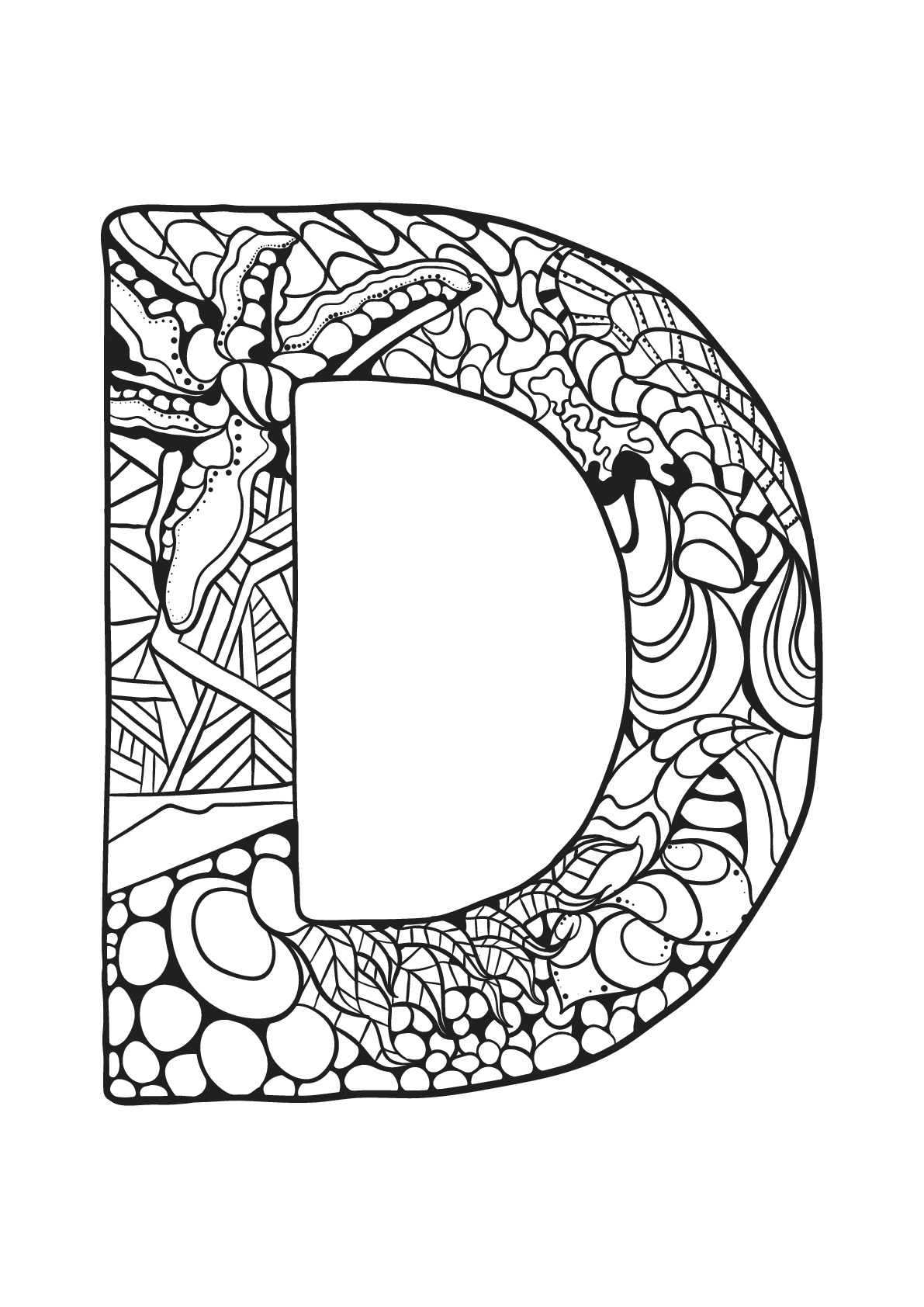 181+ Alphabet Coloring Pages Printable 83