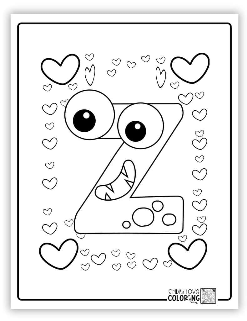 181+ Alphabet Coloring Pages Printable 85