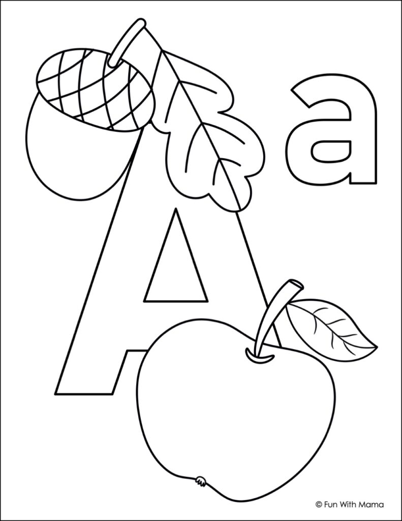 181+ Alphabet Coloring Pages Printable 94