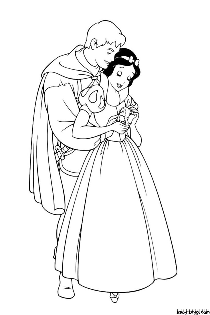 190+ Disney Snow White Coloring Pages Printable 147