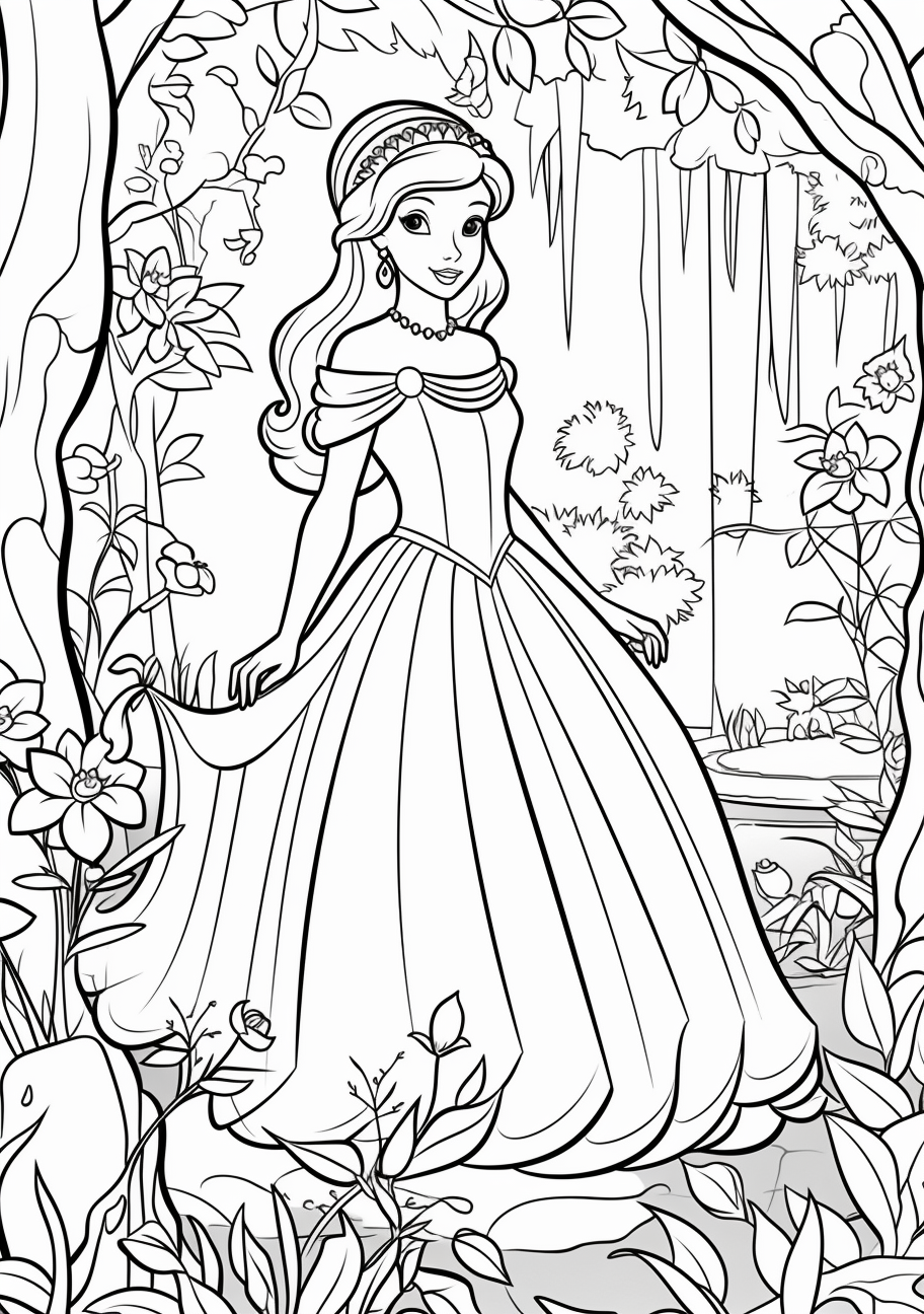 190+ Disney Snow White Coloring Pages Printable 149