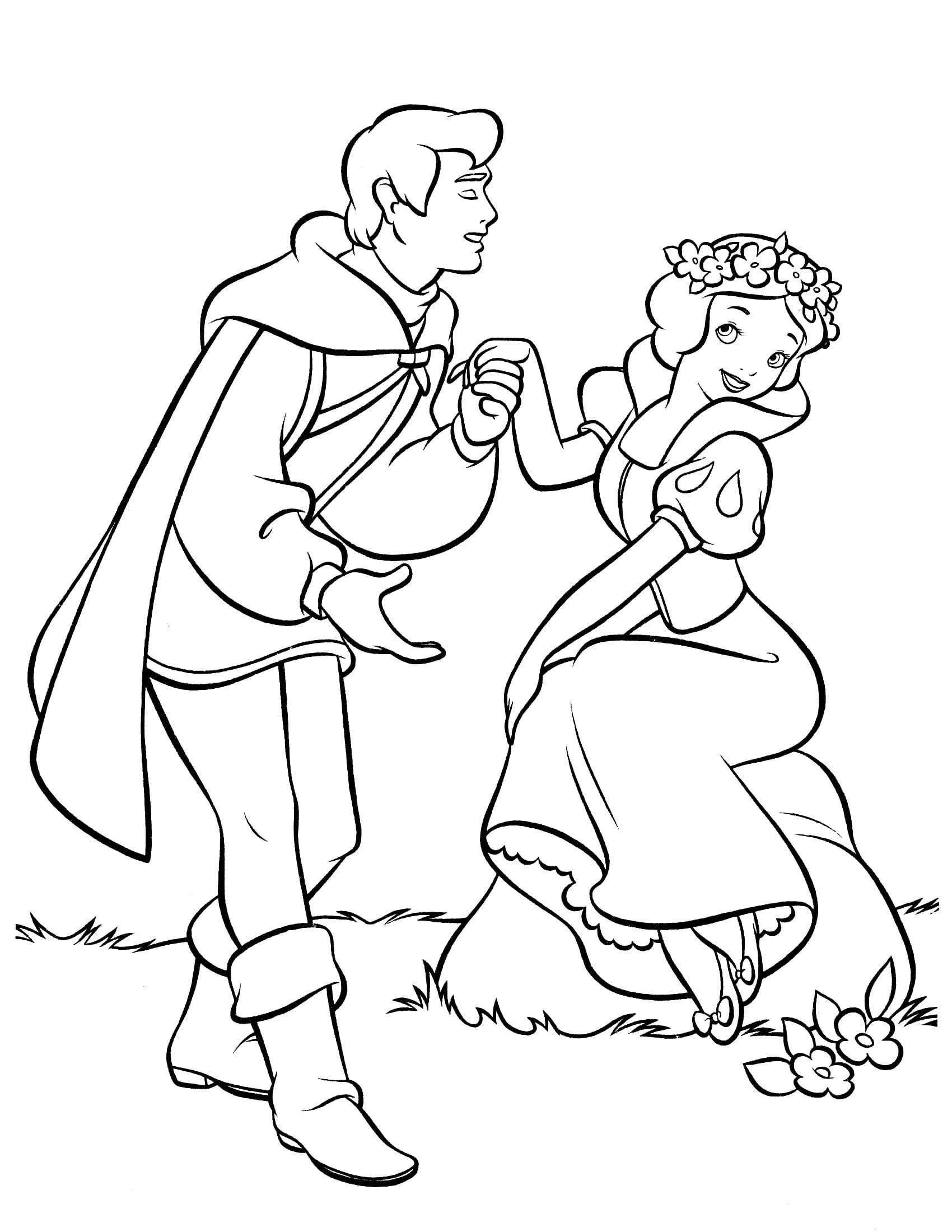 190+ Disney Snow White Coloring Pages Printable 164