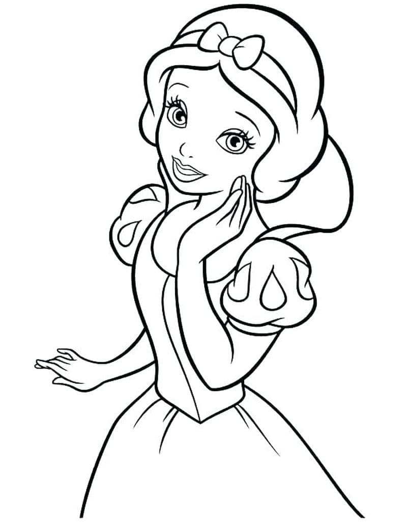 190+ Disney Snow White Coloring Pages Printable 17