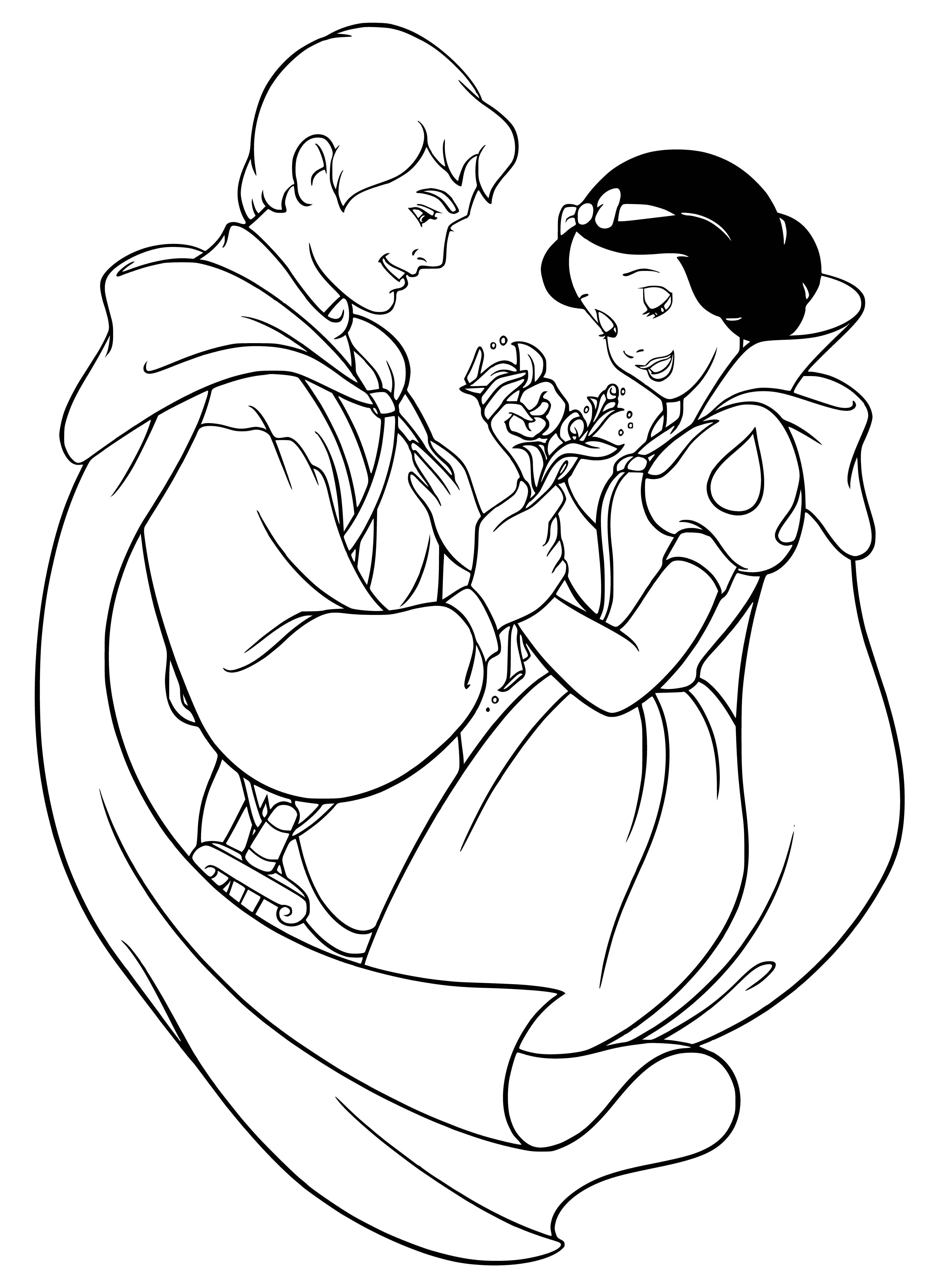 190+ Disney Snow White Coloring Pages Printable 174