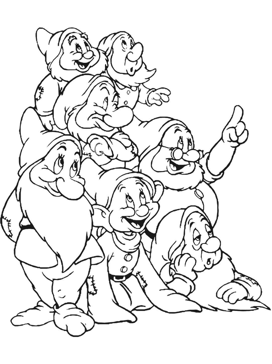 190+ Disney Snow White Coloring Pages Printable 23