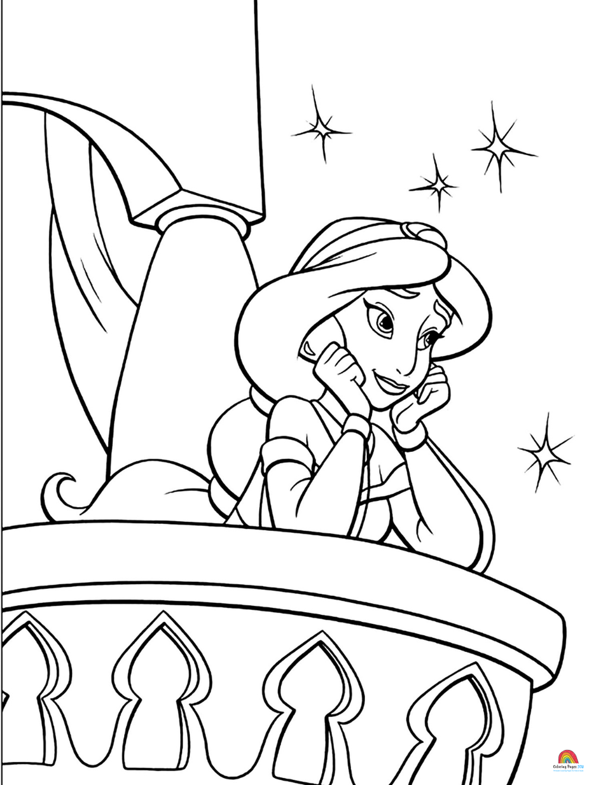 190+ Disney Snow White Coloring Pages Printable 44