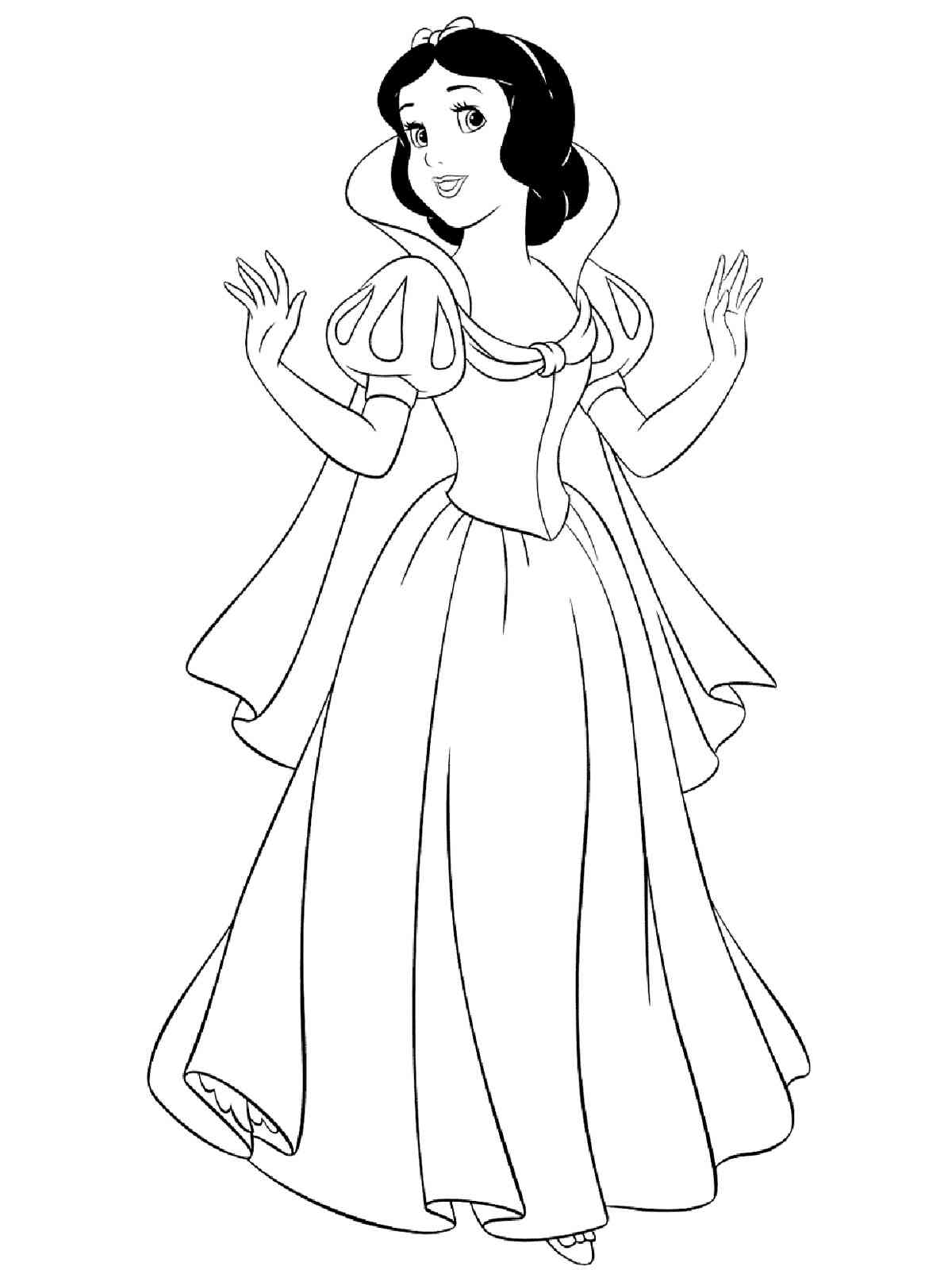 190+ Disney Snow White Coloring Pages Printable 52