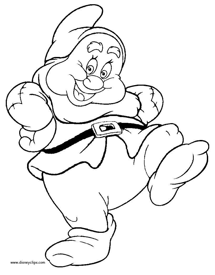 190+ Disney Snow White Coloring Pages Printable 54