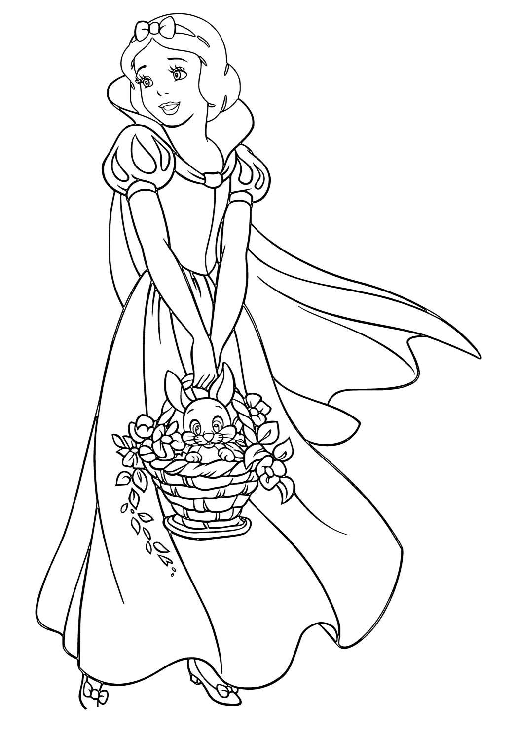 190+ Disney Snow White Coloring Pages Printable 69