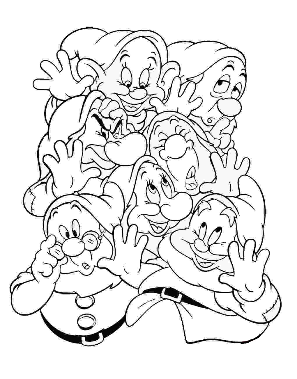 190+ Disney Snow White Coloring Pages Printable 70