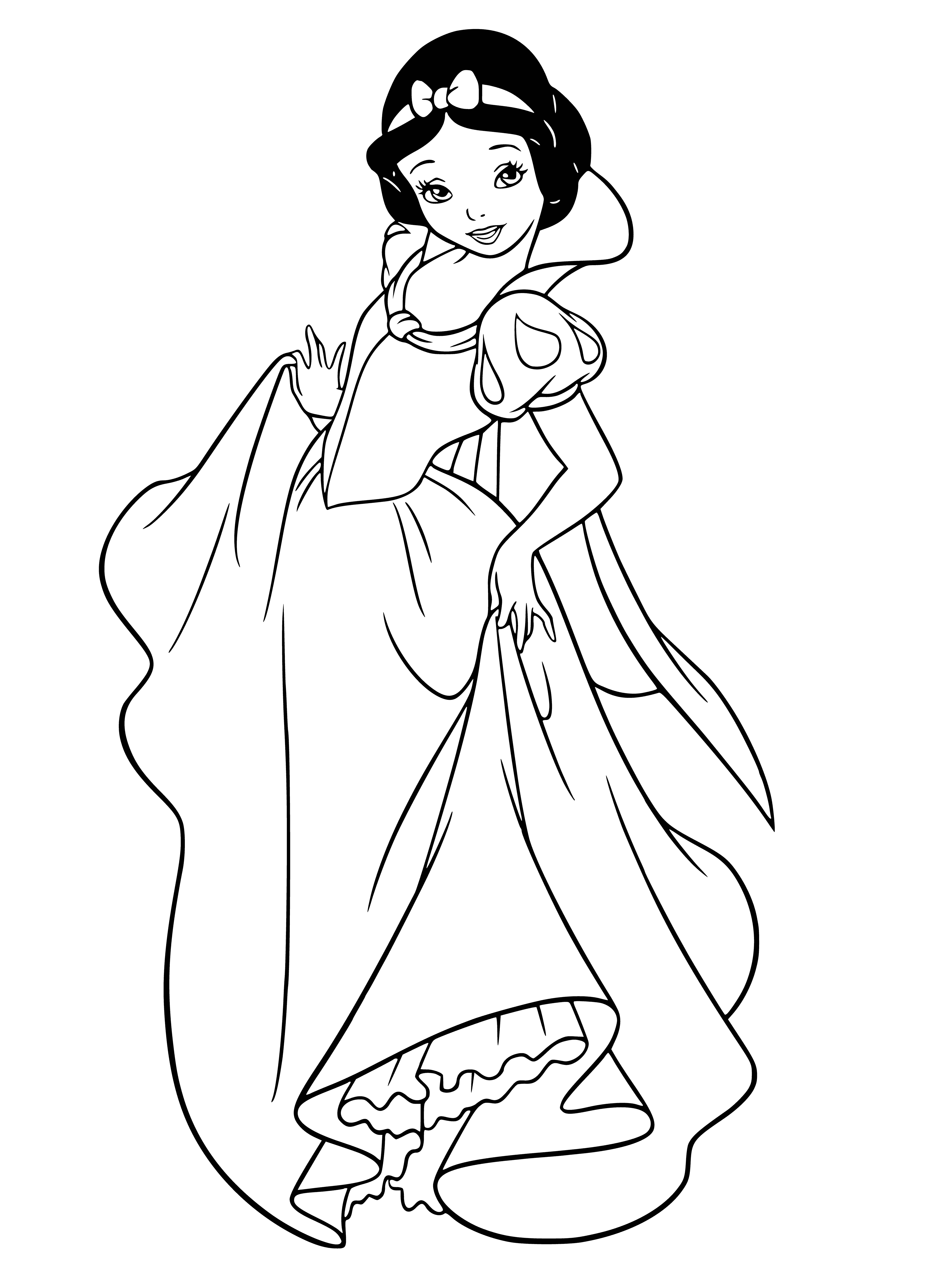 190+ Disney Snow White Coloring Pages Printable 71