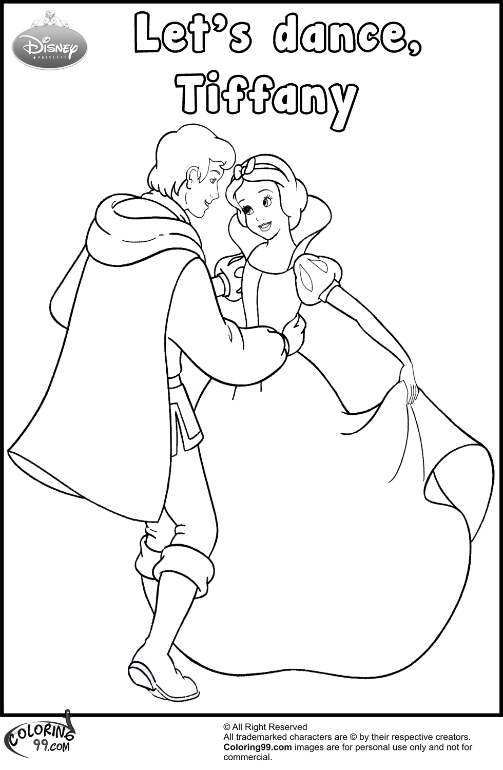 190+ Disney Snow White Coloring Pages Printable 85