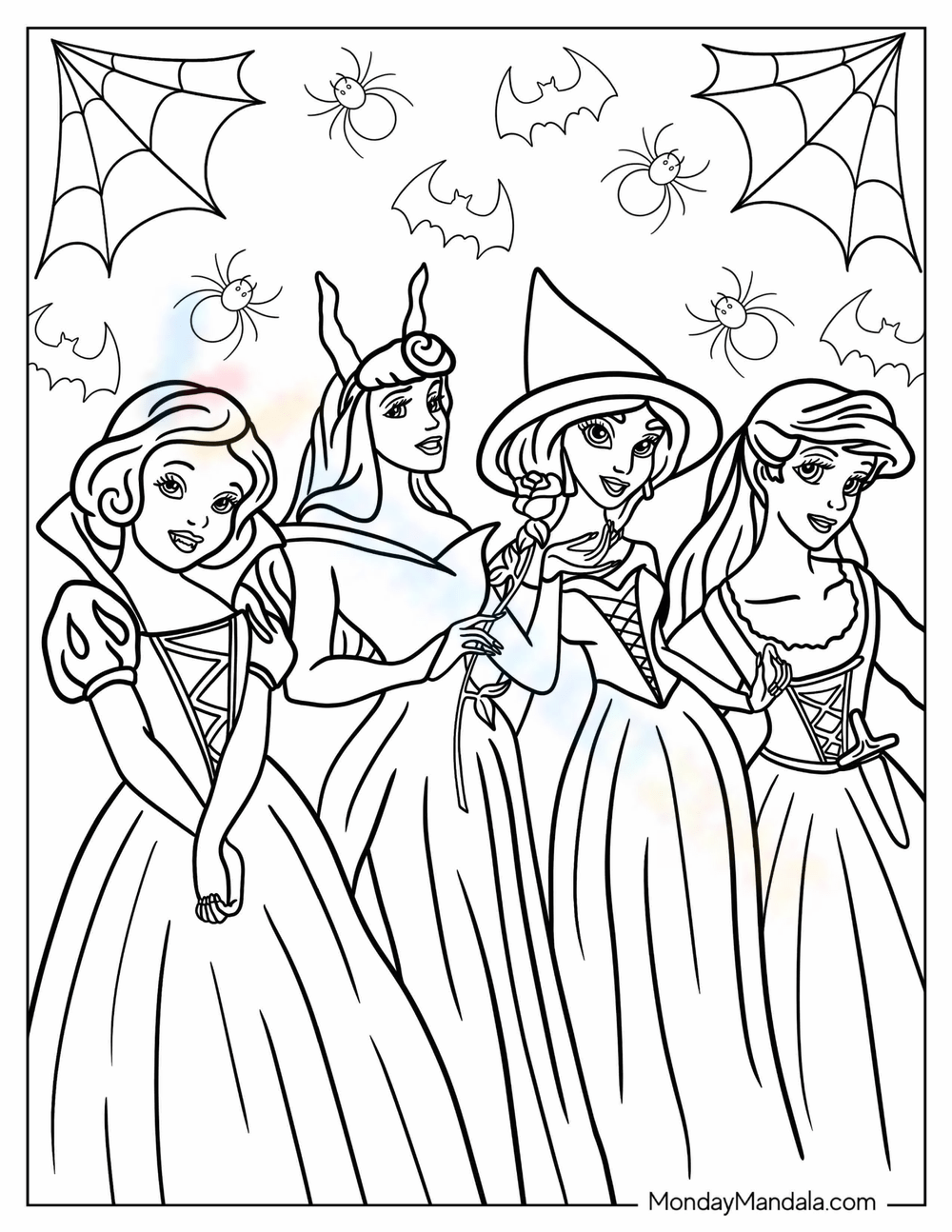 190+ Disney Snow White Coloring Pages Printable 94