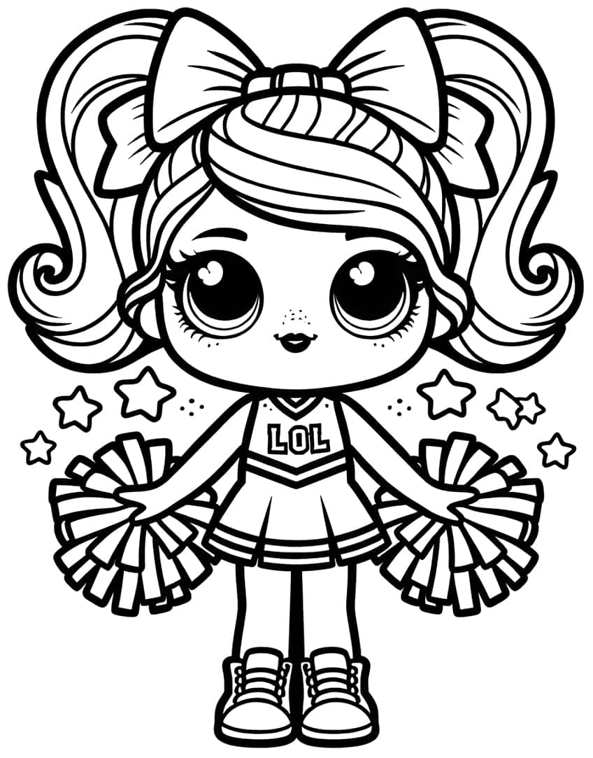 190+ Fashion Doll LOL OMG Coloring Pages Printable 103