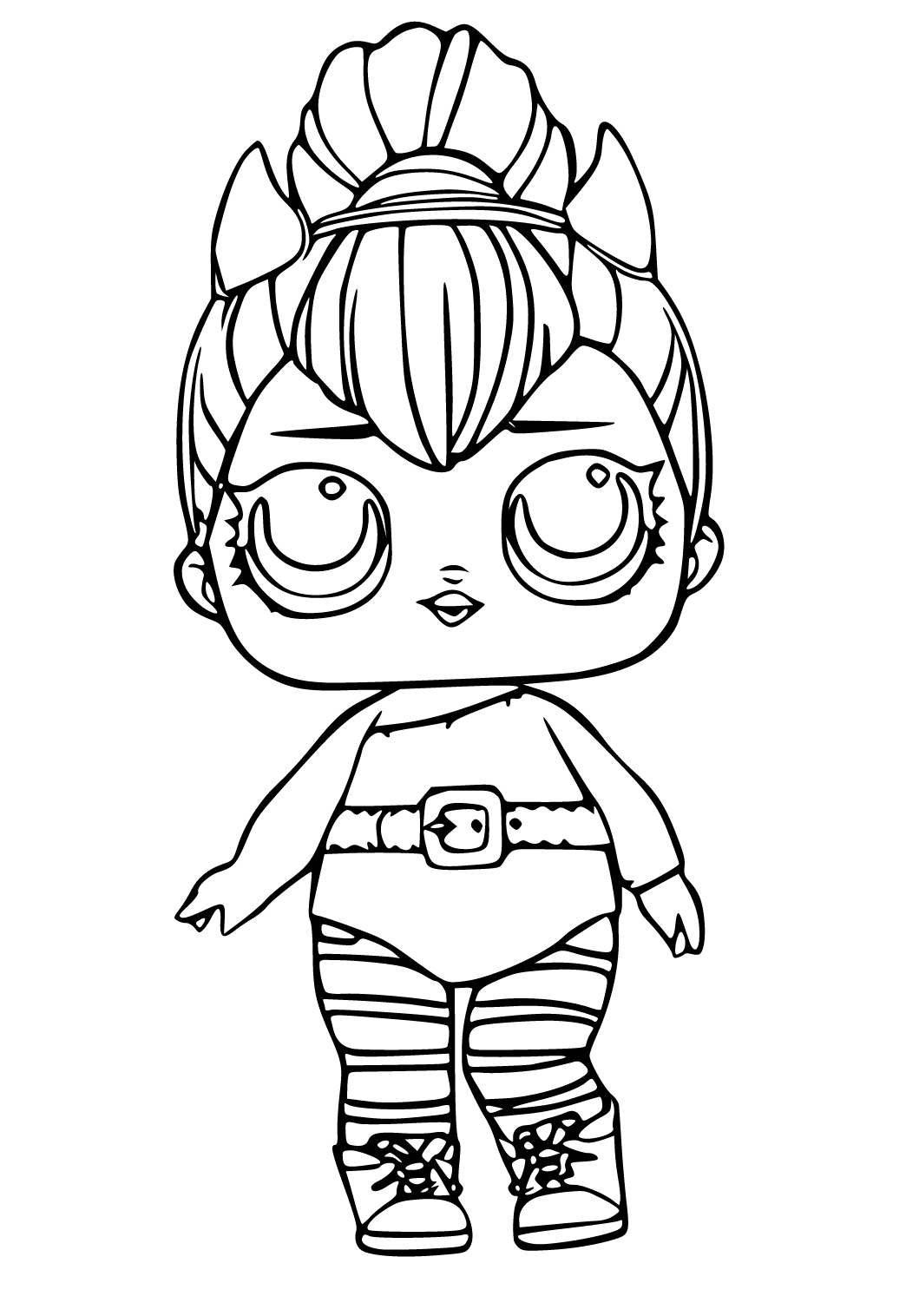 190+ Fashion Doll LOL OMG Coloring Pages Printable 104