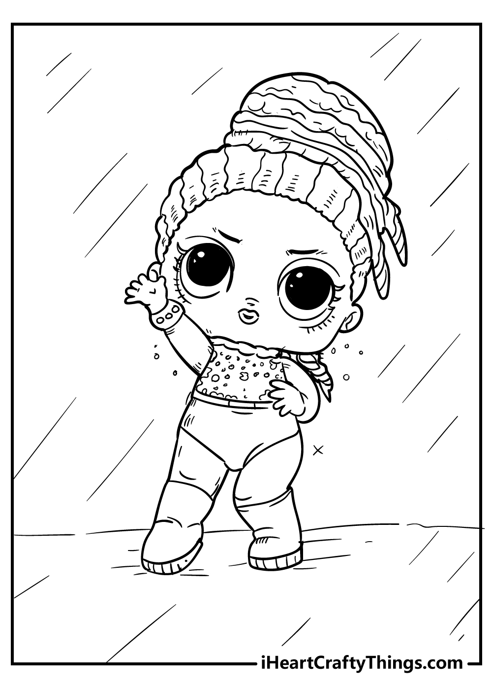 190+ Fashion Doll LOL OMG Coloring Pages Printable 109