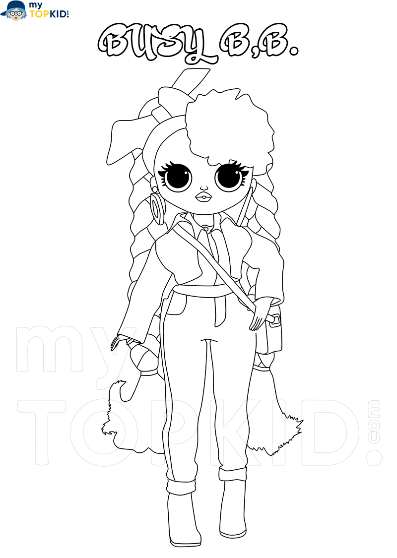 190+ Fashion Doll LOL OMG Coloring Pages Printable 118