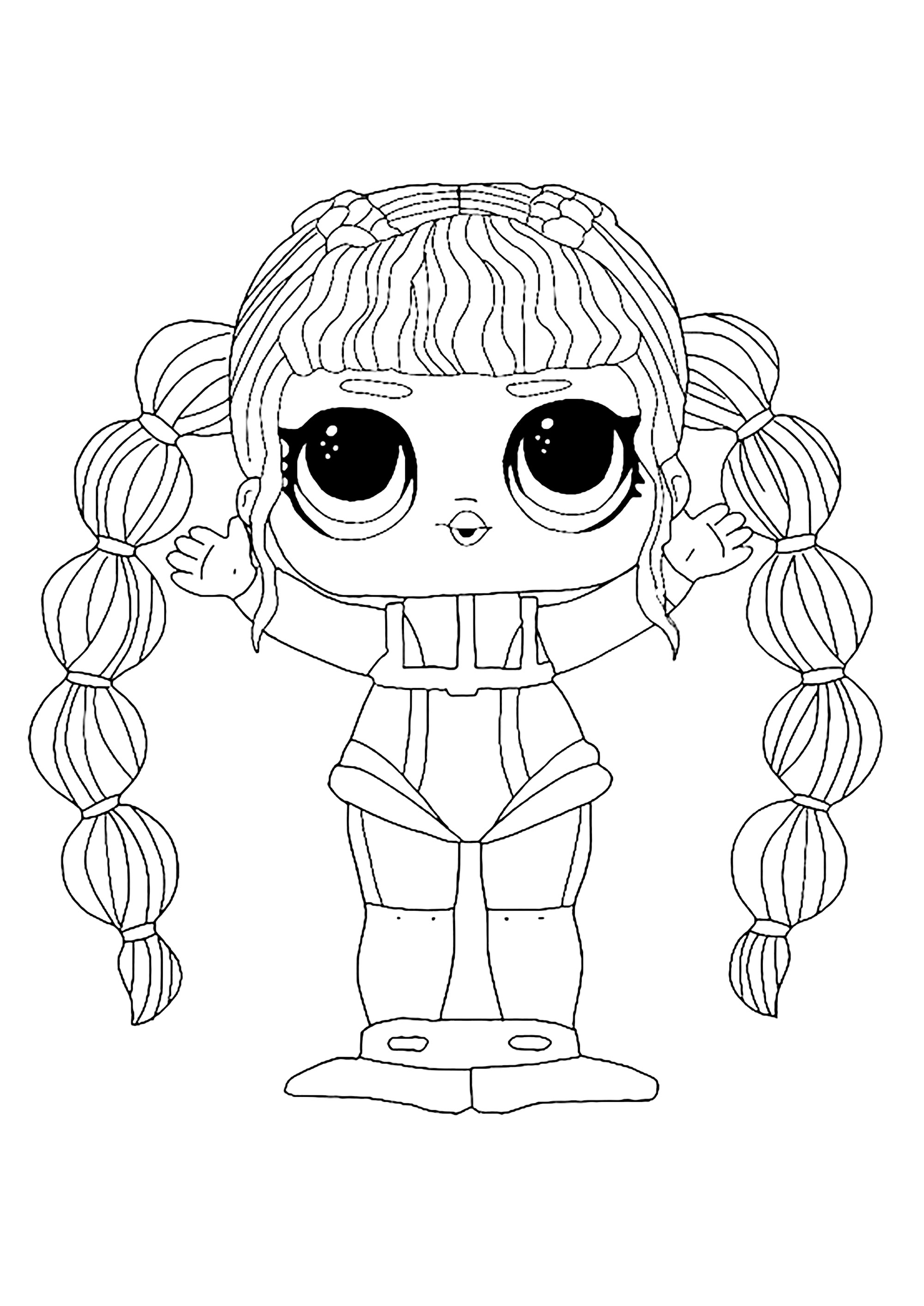 190+ Fashion Doll LOL OMG Coloring Pages Printable 120