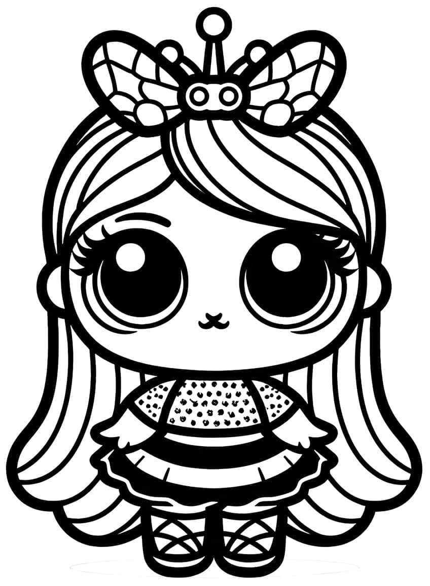 190+ Fashion Doll LOL OMG Coloring Pages Printable 124