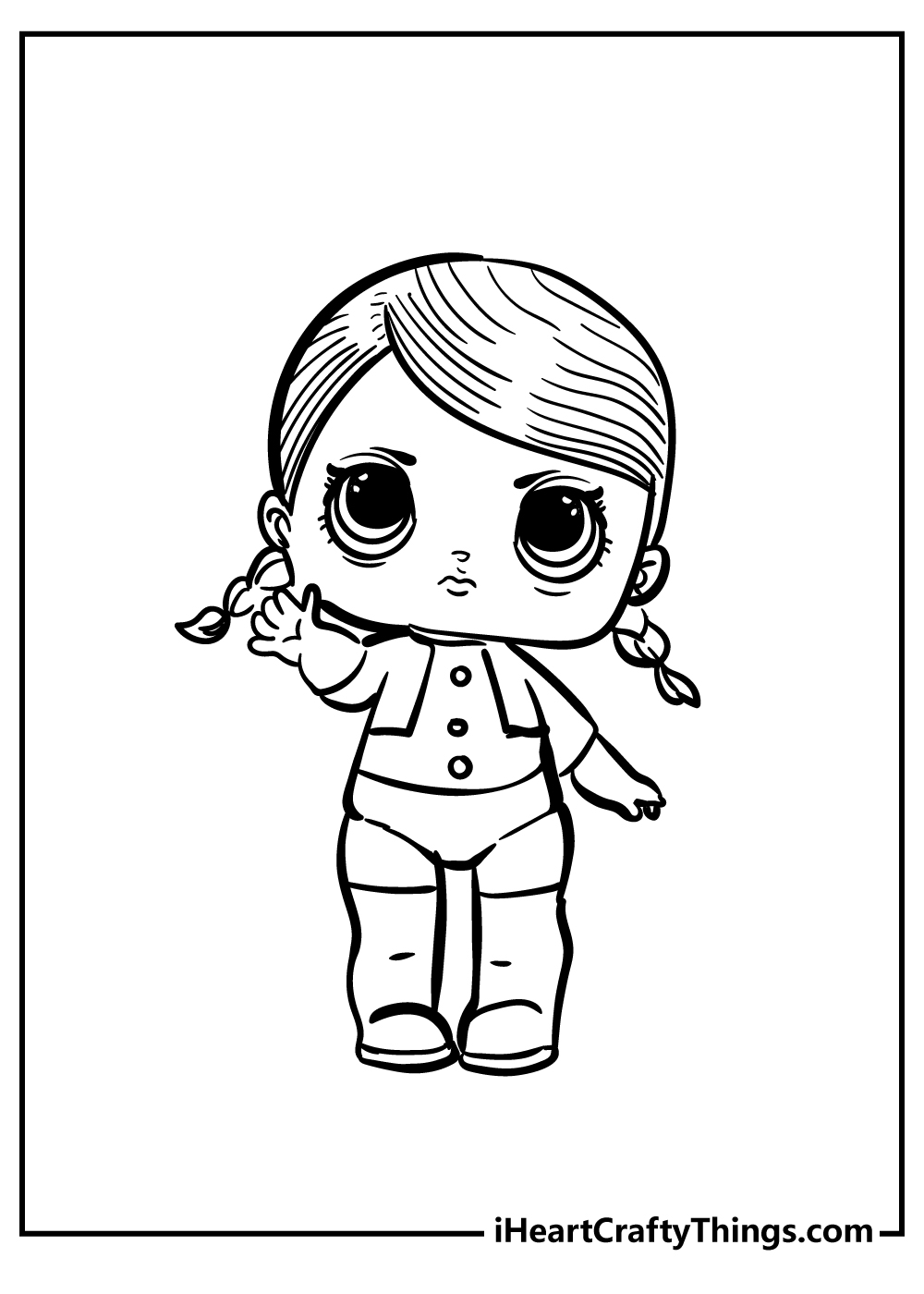 190+ Fashion Doll LOL OMG Coloring Pages Printable 126