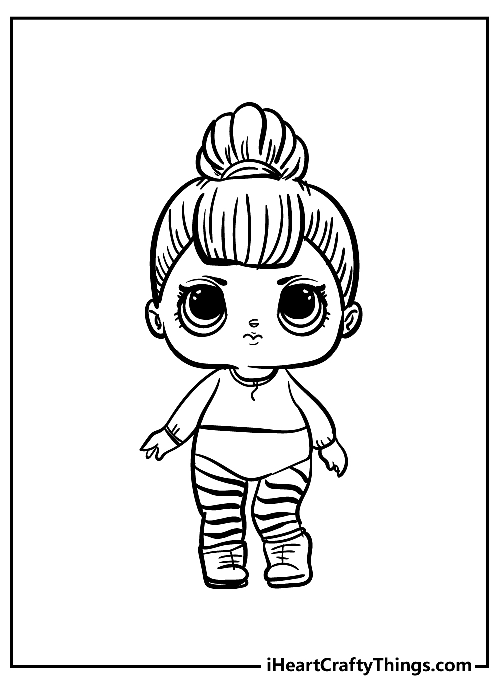 190+ Fashion Doll LOL OMG Coloring Pages Printable 136