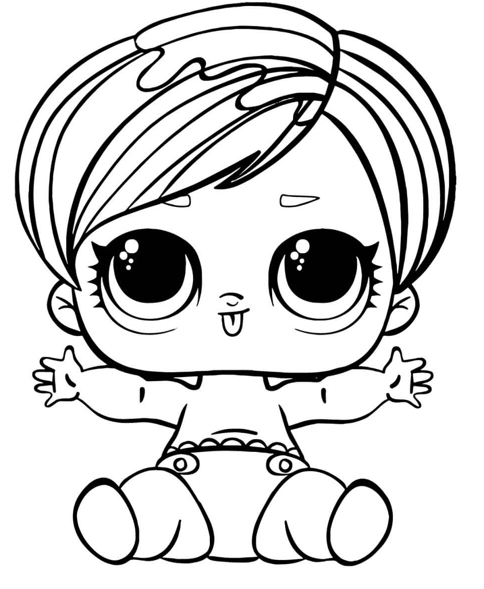 190+ Fashion Doll LOL OMG Coloring Pages Printable 141