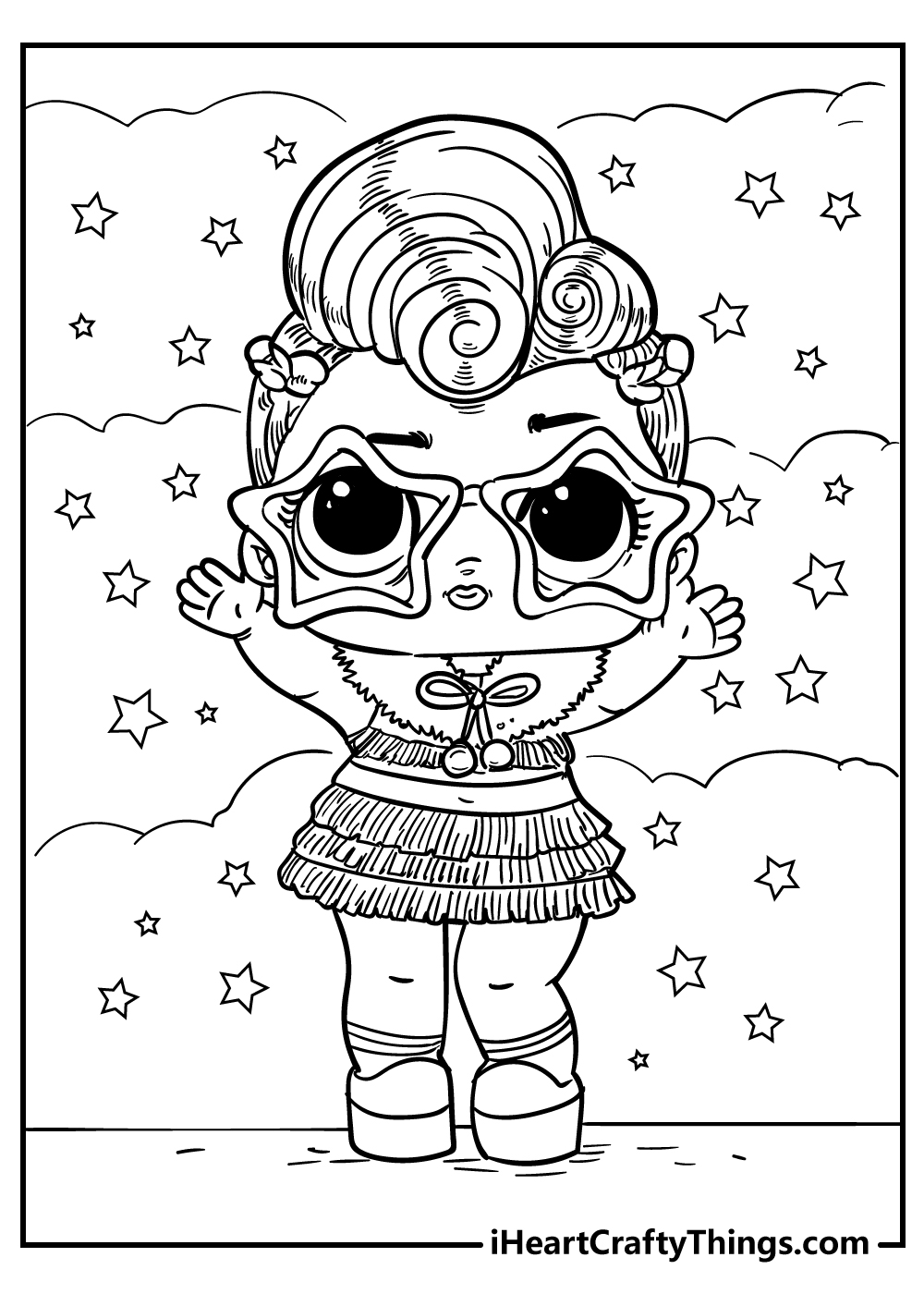 190+ Fashion Doll LOL OMG Coloring Pages Printable 142