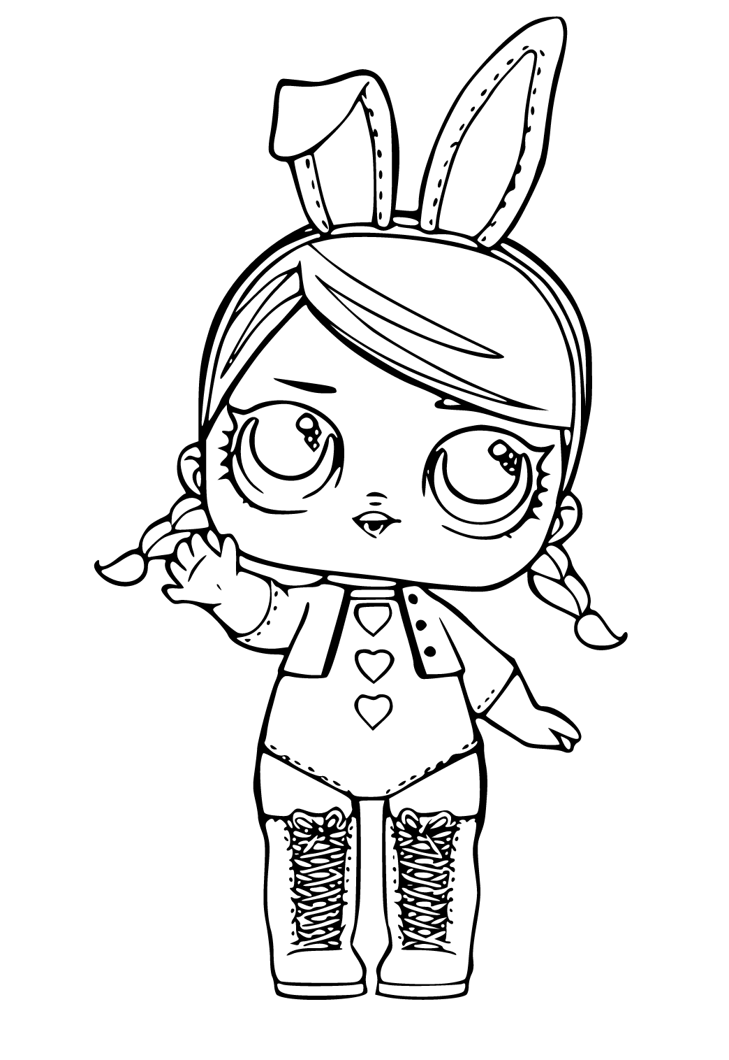 190+ Fashion Doll LOL OMG Coloring Pages Printable 143