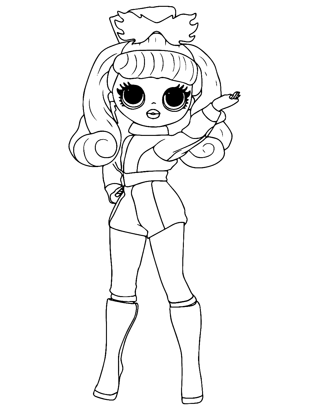 190+ Fashion Doll LOL OMG Coloring Pages Printable 149