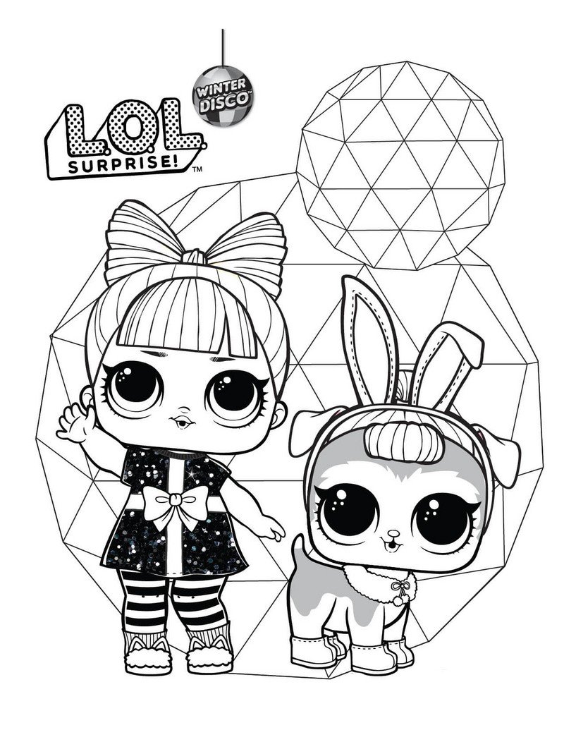 190+ Fashion Doll LOL OMG Coloring Pages Printable 154