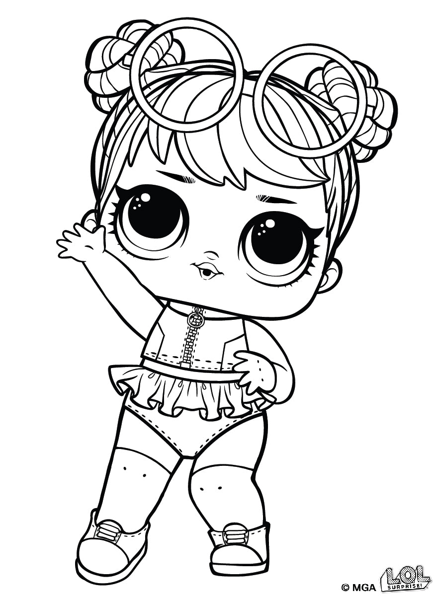 fashion doll lol omg coloring pages printable jpg