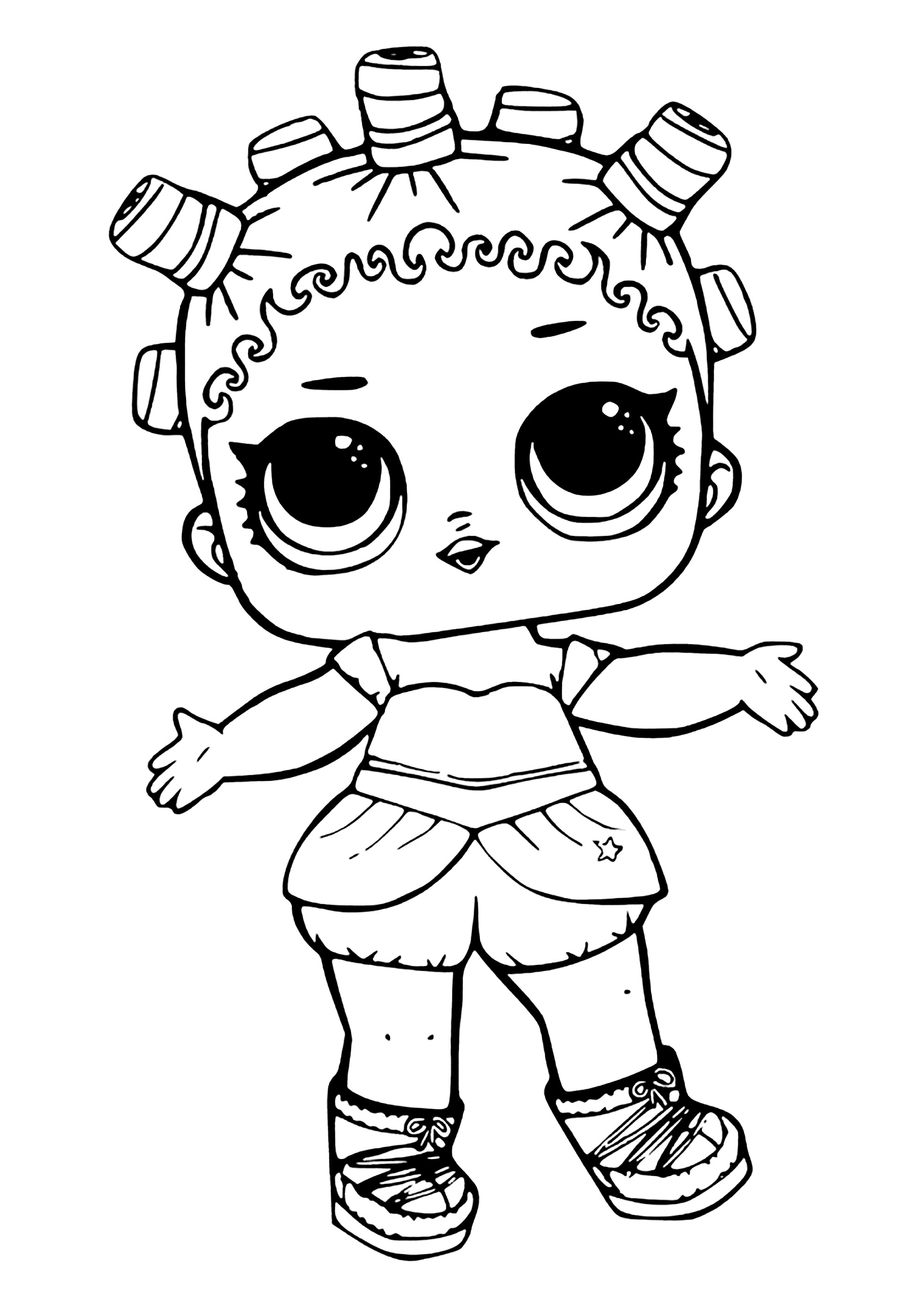 fashion doll lol omg coloring pages printable jpg