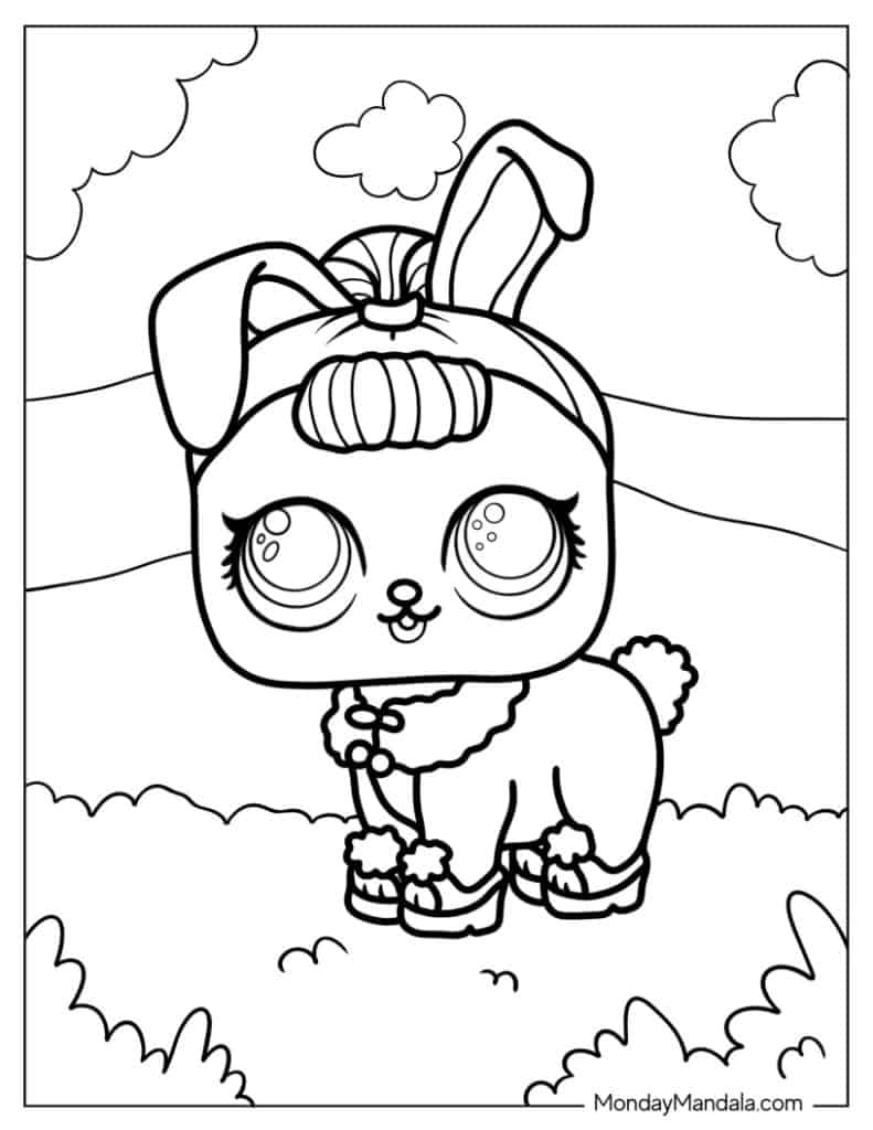 190+ Fashion Doll LOL OMG Coloring Pages Printable 166