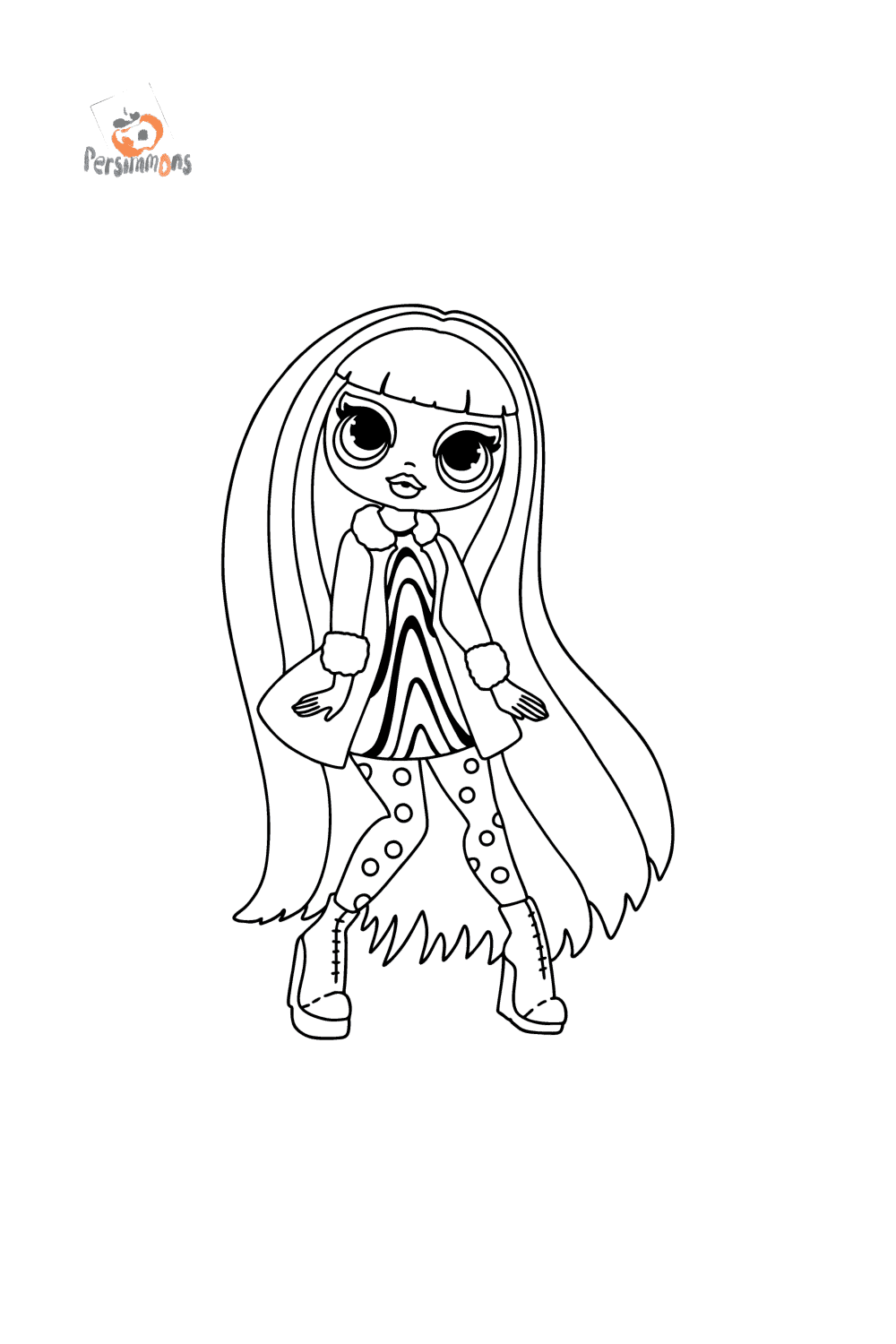 190+ Fashion Doll LOL OMG Coloring Pages Printable 17