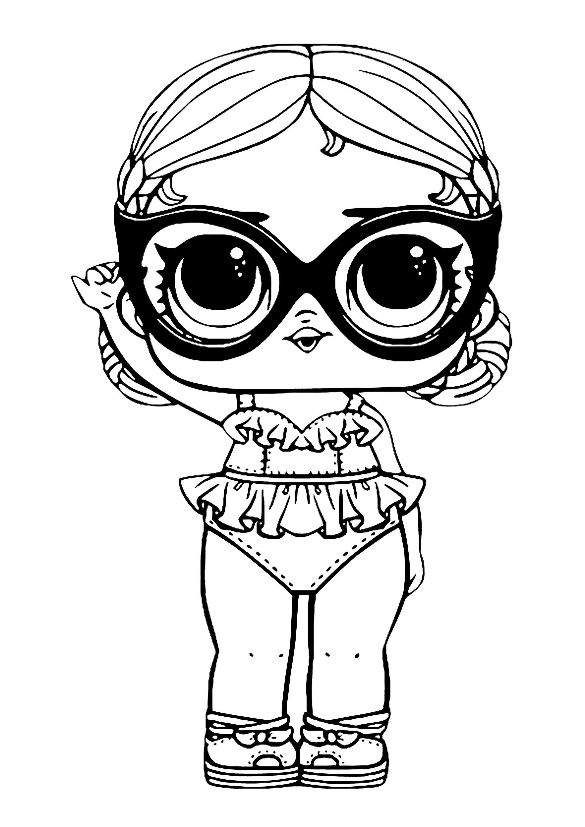 190+ Fashion Doll LOL OMG Coloring Pages Printable 170