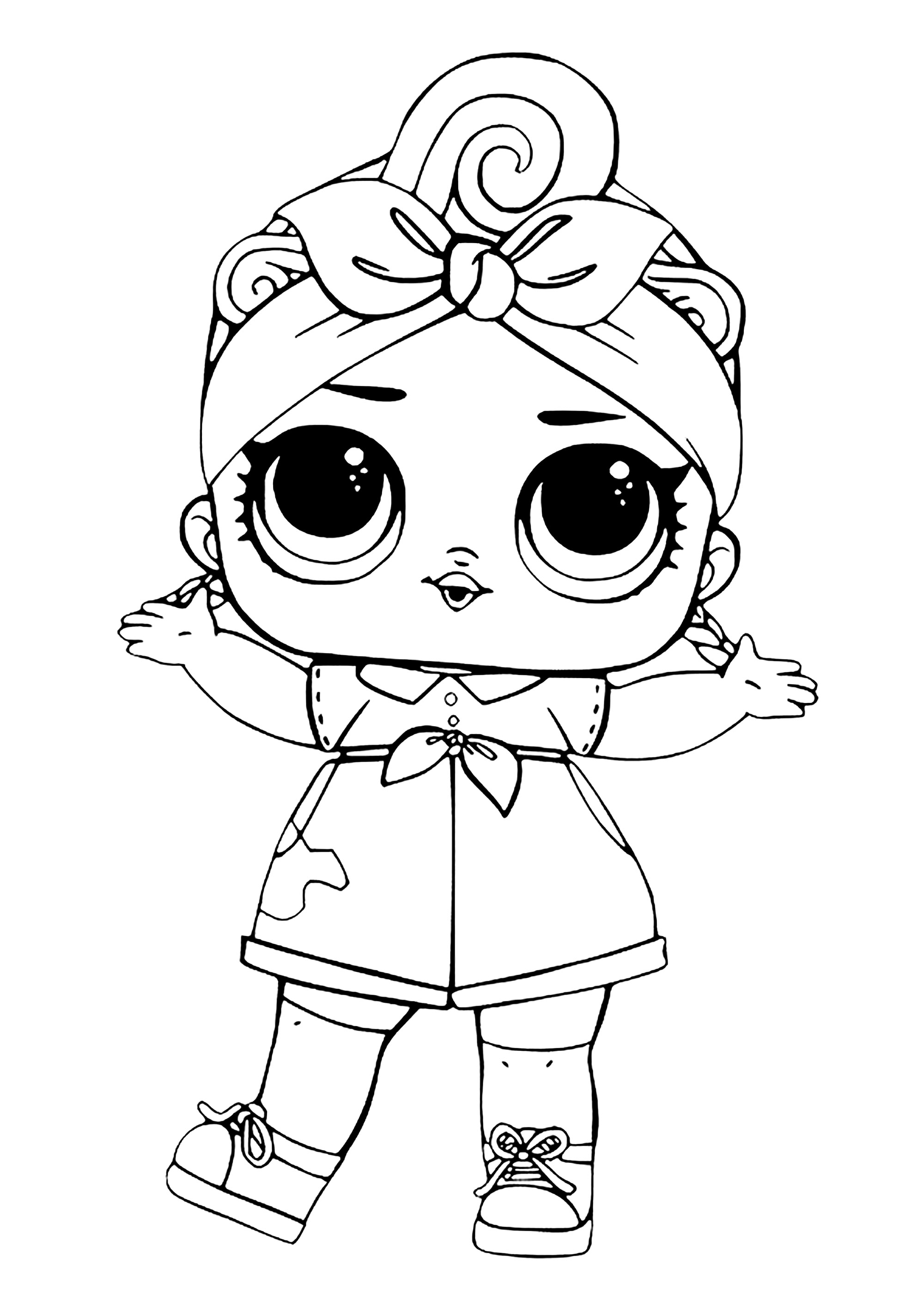 190+ Fashion Doll LOL OMG Coloring Pages Printable 178