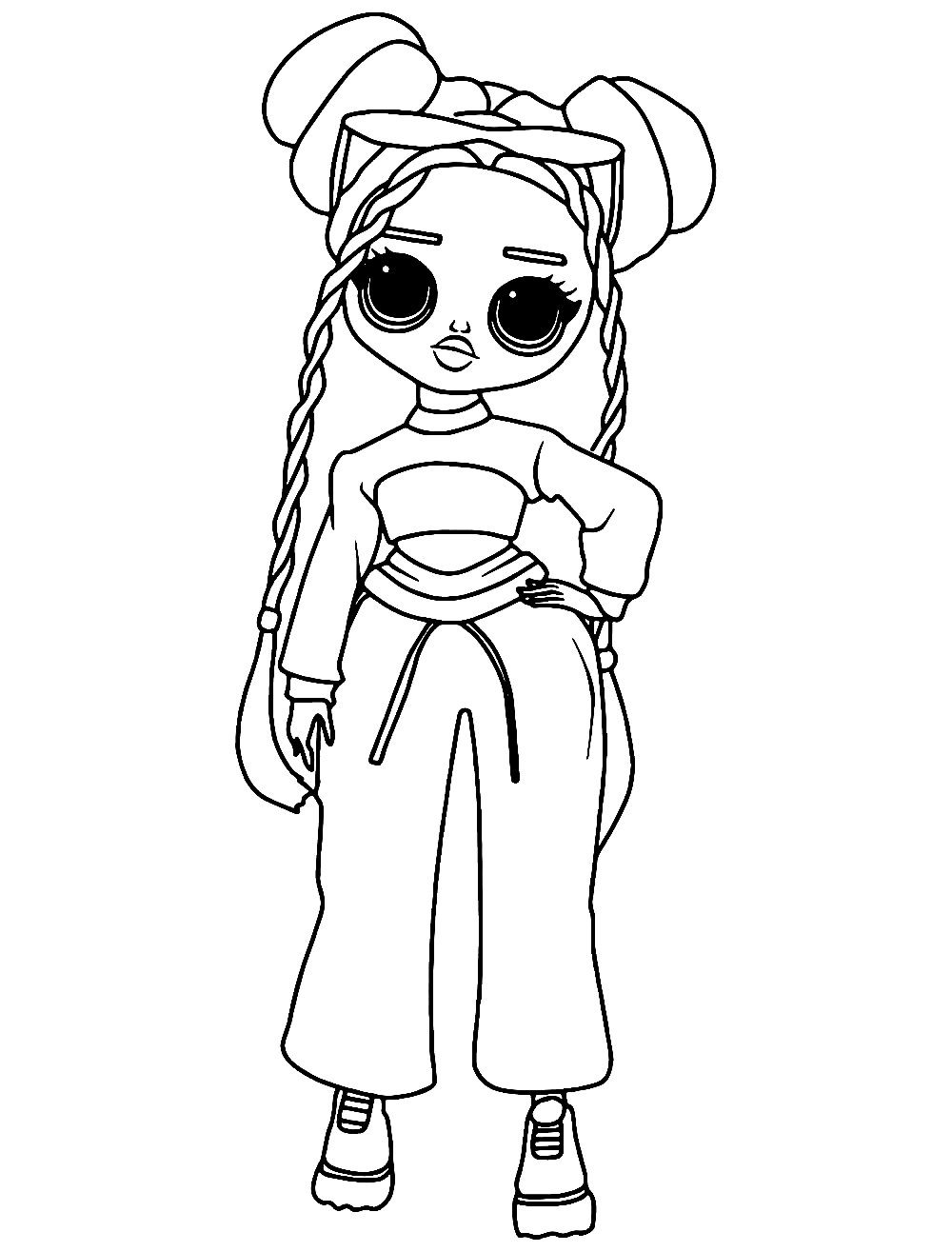 190+ Fashion Doll LOL OMG Coloring Pages Printable 18