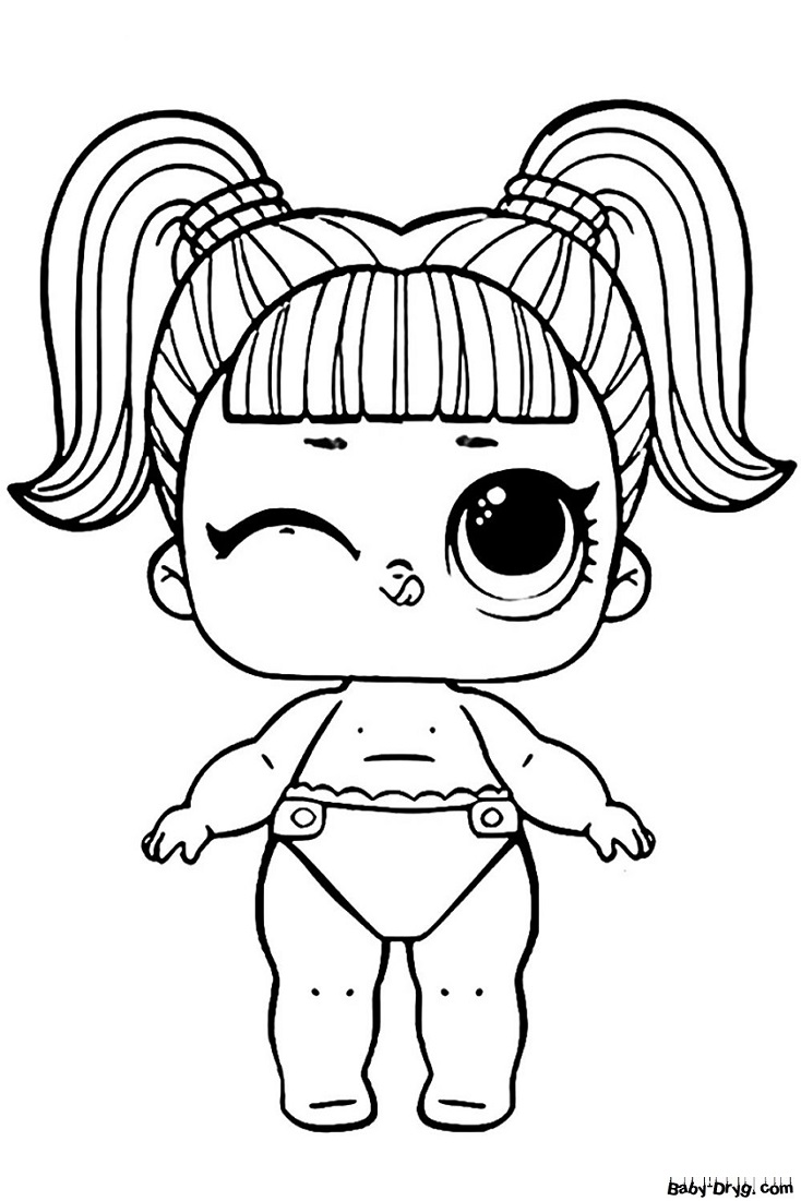 190+ Fashion Doll LOL OMG Coloring Pages Printable 182