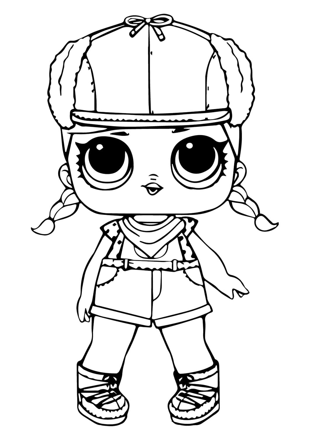 190+ Fashion Doll LOL OMG Coloring Pages Printable 186