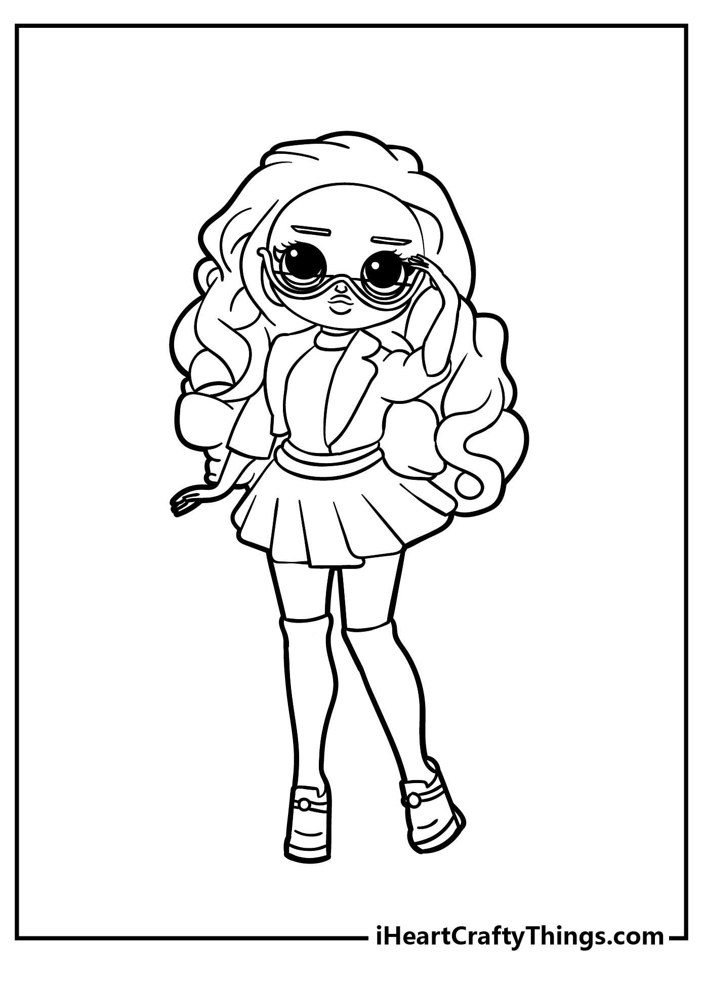 190+ Fashion Doll LOL OMG Coloring Pages Printable 25