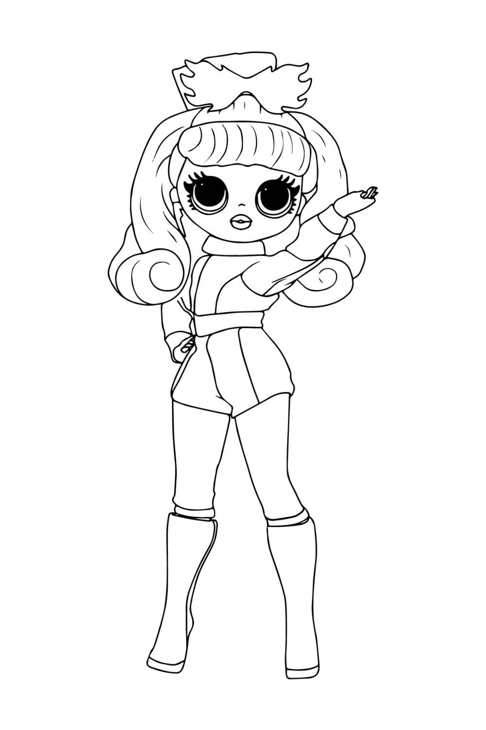 fashion doll lol omg coloring pages printable jpg