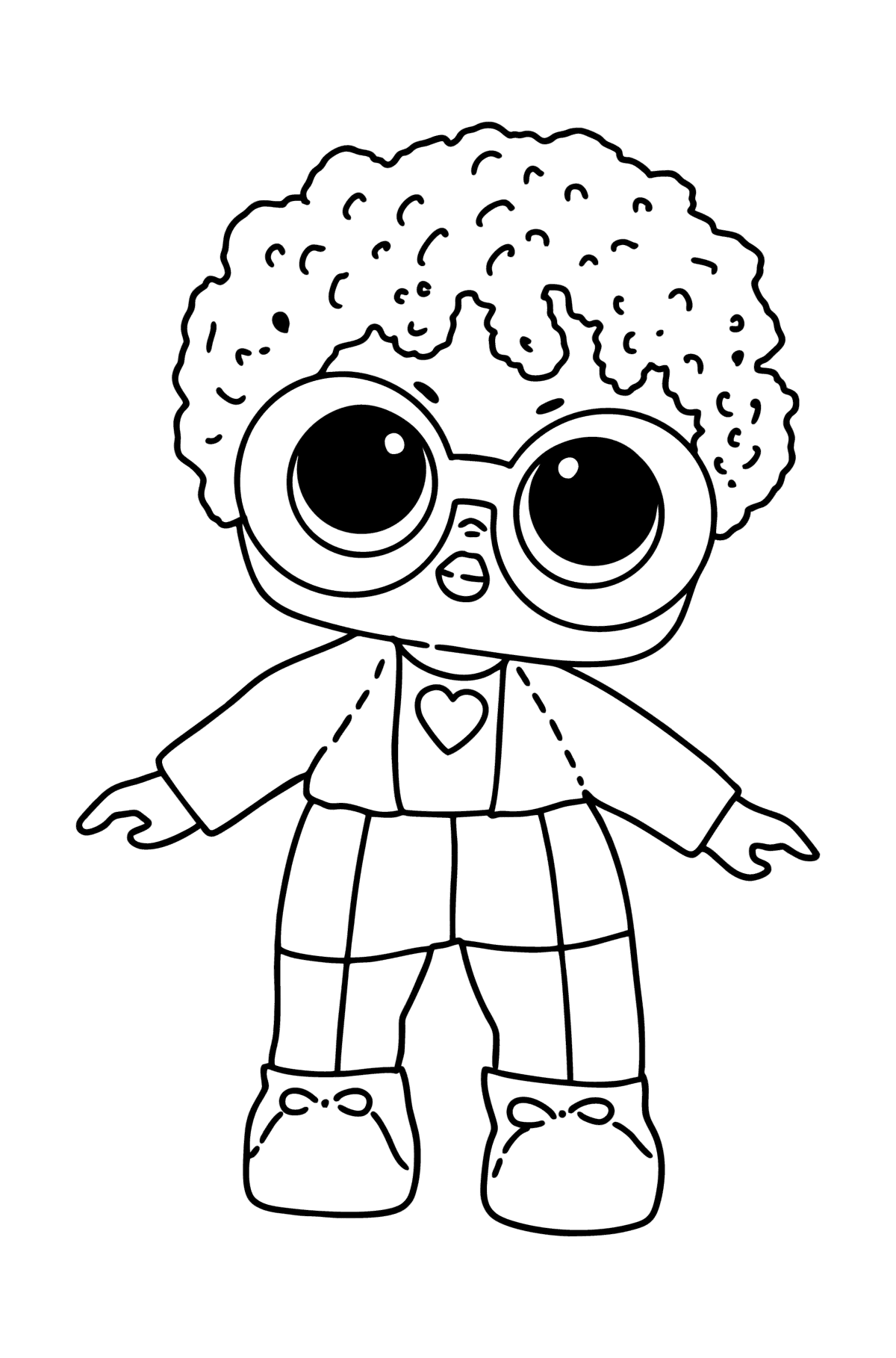 fashion doll lol omg coloring pages printable jpg